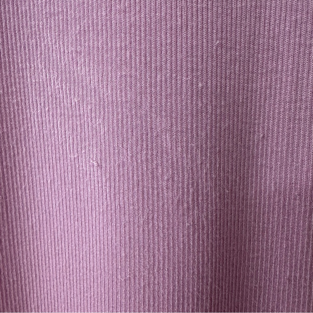 Athleta Light Pink Soft Ribbed Short Sleeve Oversized Tee, Size M - Picture 6 of 8